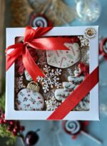 Raudonas Kalėdinis kaspinas