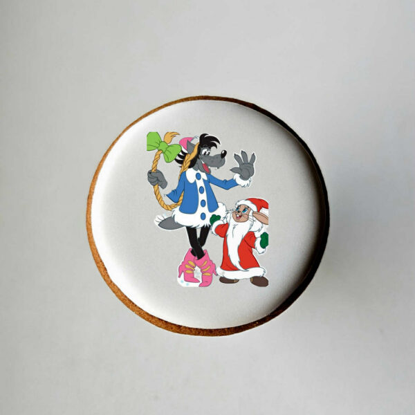 "Na palauk" dekoruotas sausainis