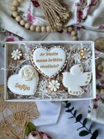 Rinkinys "Baltos širdelės su Balandžiu"