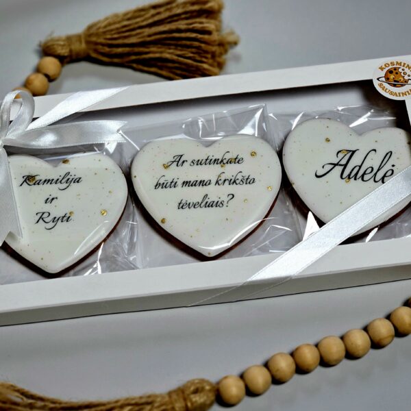 Rinkinys "Auksu dengtos širdelės"