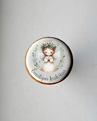 Dekoruotas sausainis "Angeliukė"
