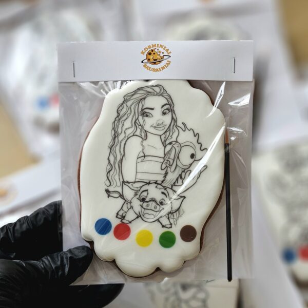 Spalvinimo sausainis "Moana"