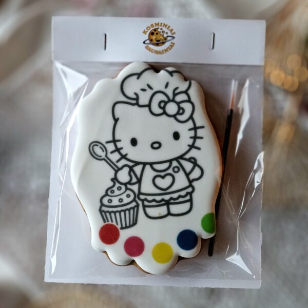 Spalvinimo sausainis "Hello Kitty"