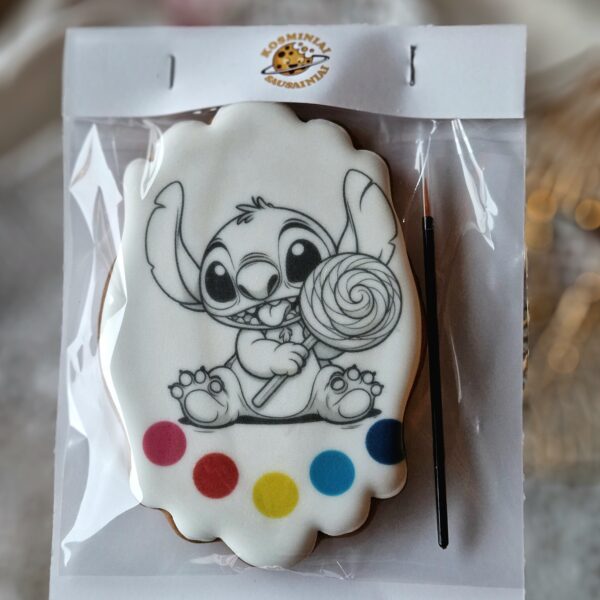 Spalvinimo sausainis "Stitch"