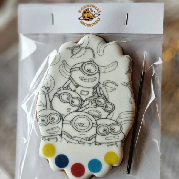 Spalvinimo sausainis "Minions"
