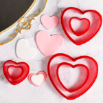 Sausainių formelės "Širdelės"