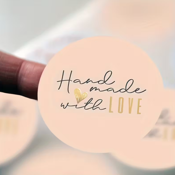 Lipdukas "Hand made with love"