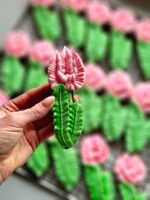 Rankų darbo sausainis Tulpė